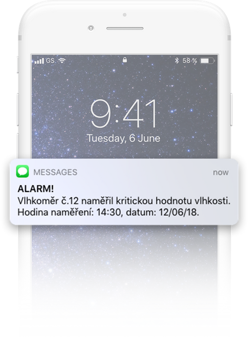 alarm v mobilu